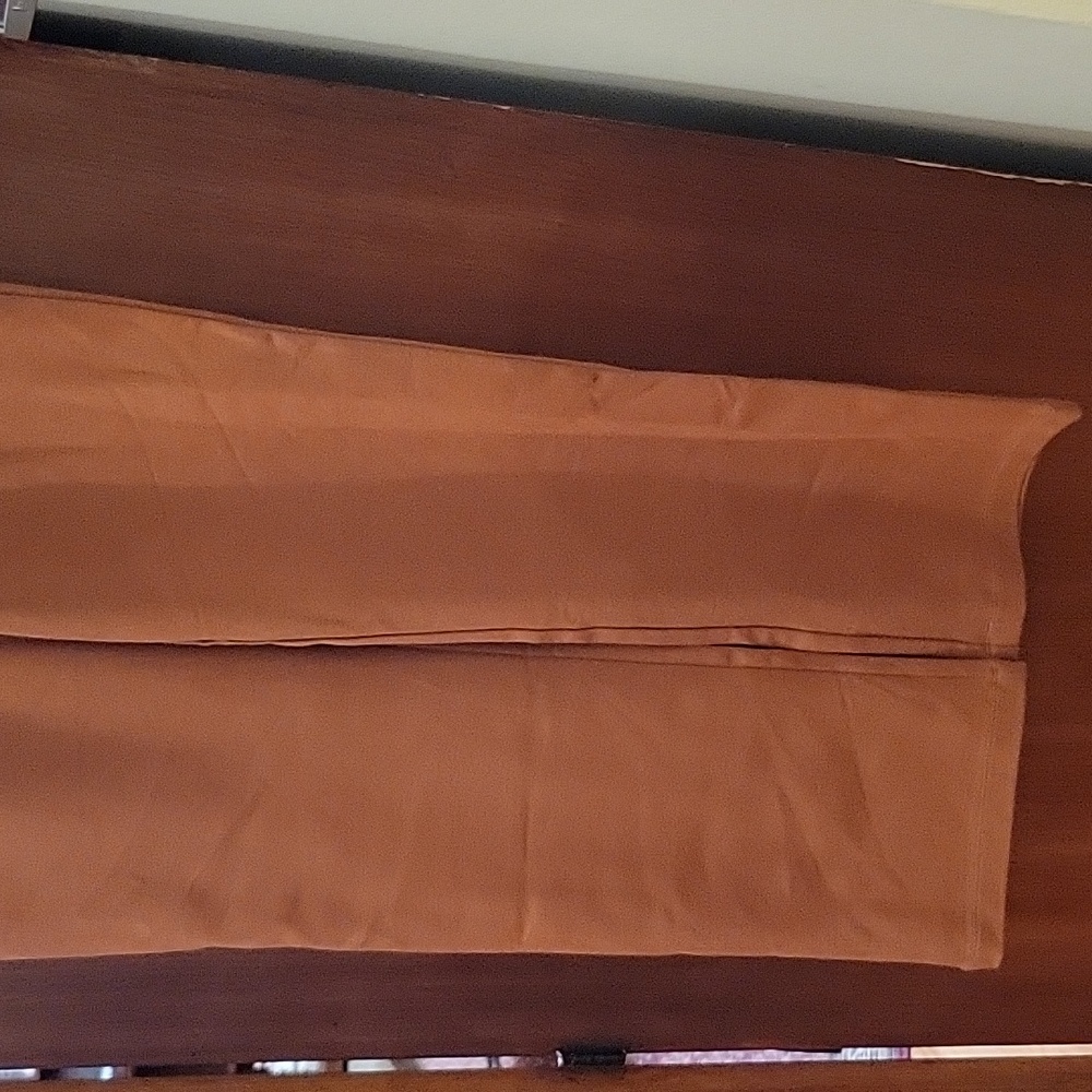 Dear Scarlett | Magic Straight Slim Pull On Pants in Rust - Size Small - Picture 3 of 9